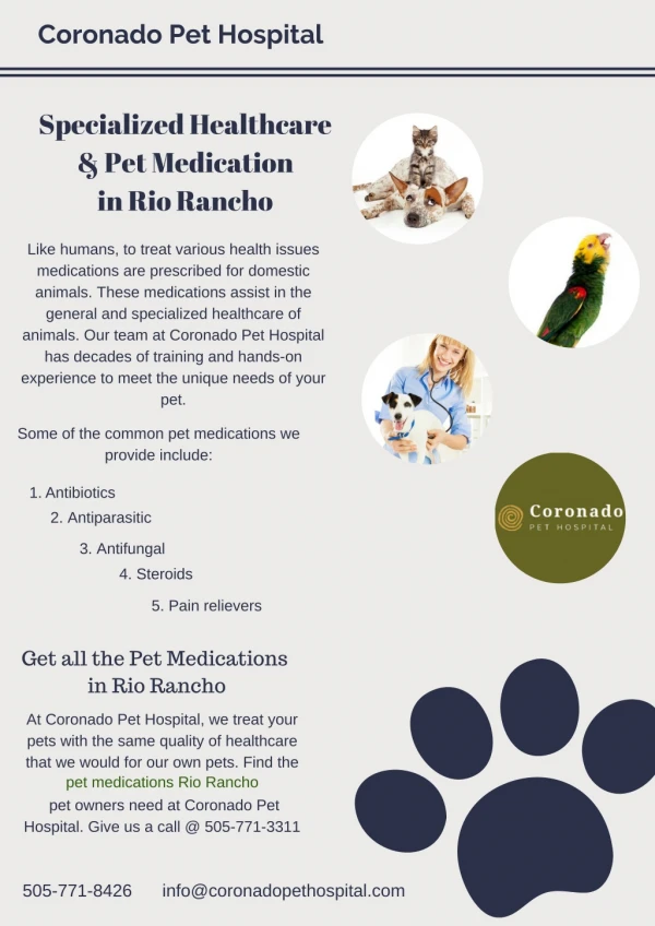 Specialized Healthcare & Pet Medication in Rio Rancho