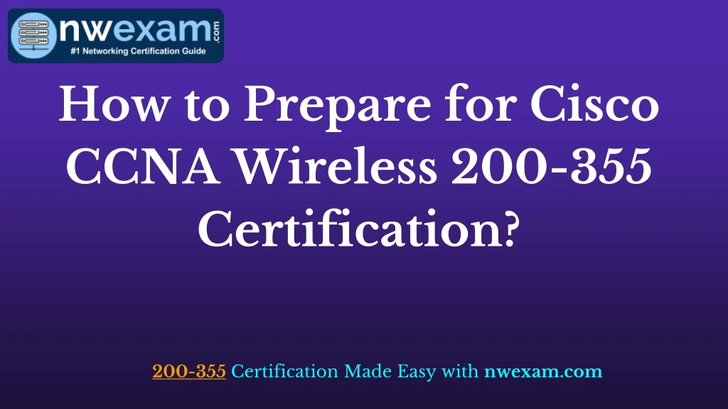 how to prepare for cisco ccna wireless