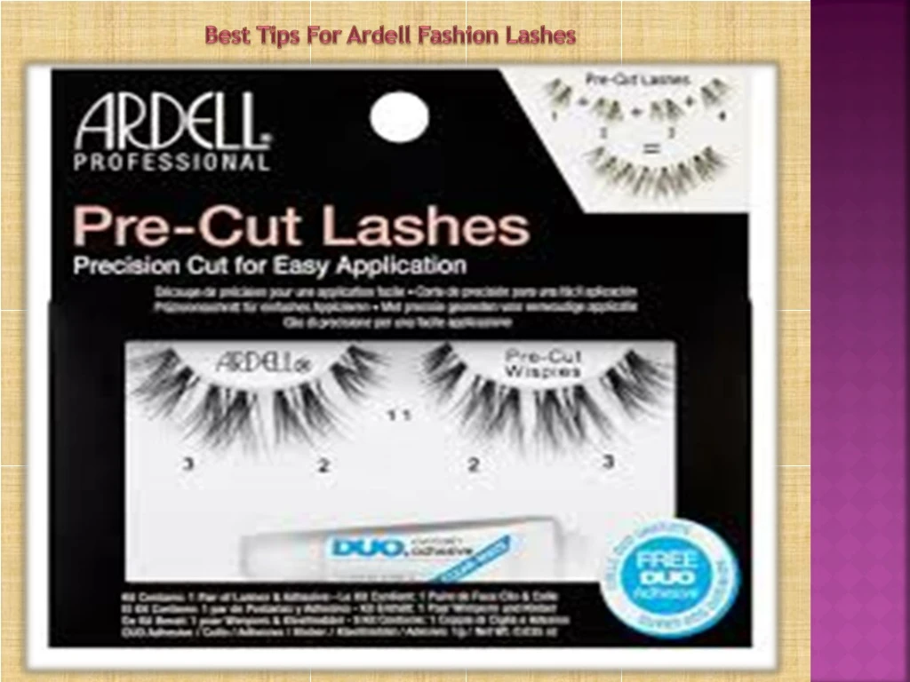 best tips for ardell fashion lashes