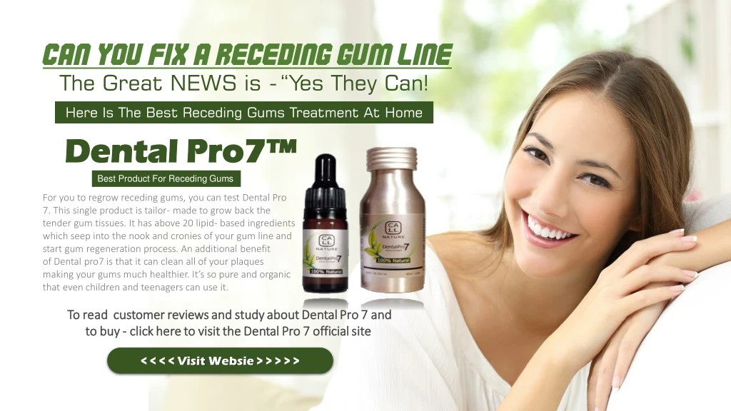 can you fix a receding gum line the great news