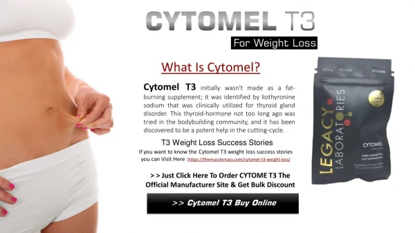 Cytomel T3 Dosage