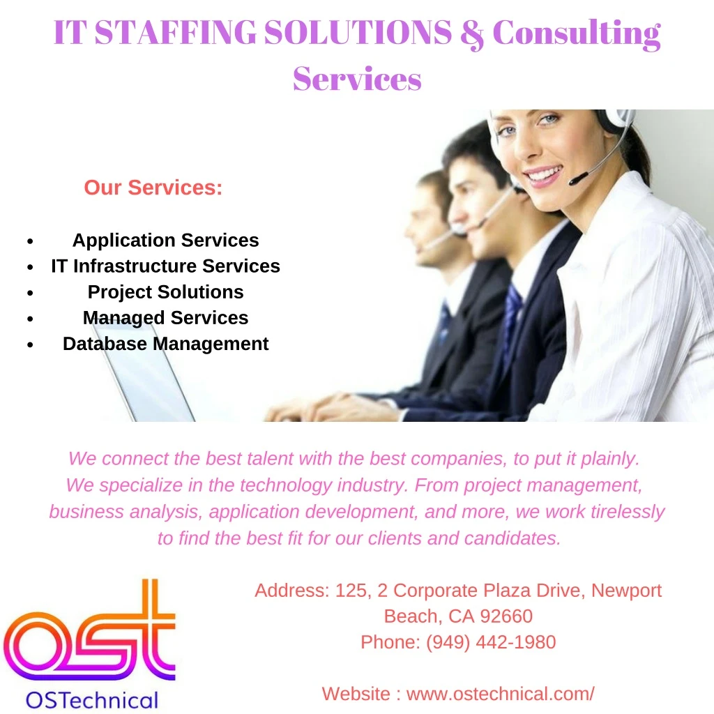 it staffing solutions consulting services