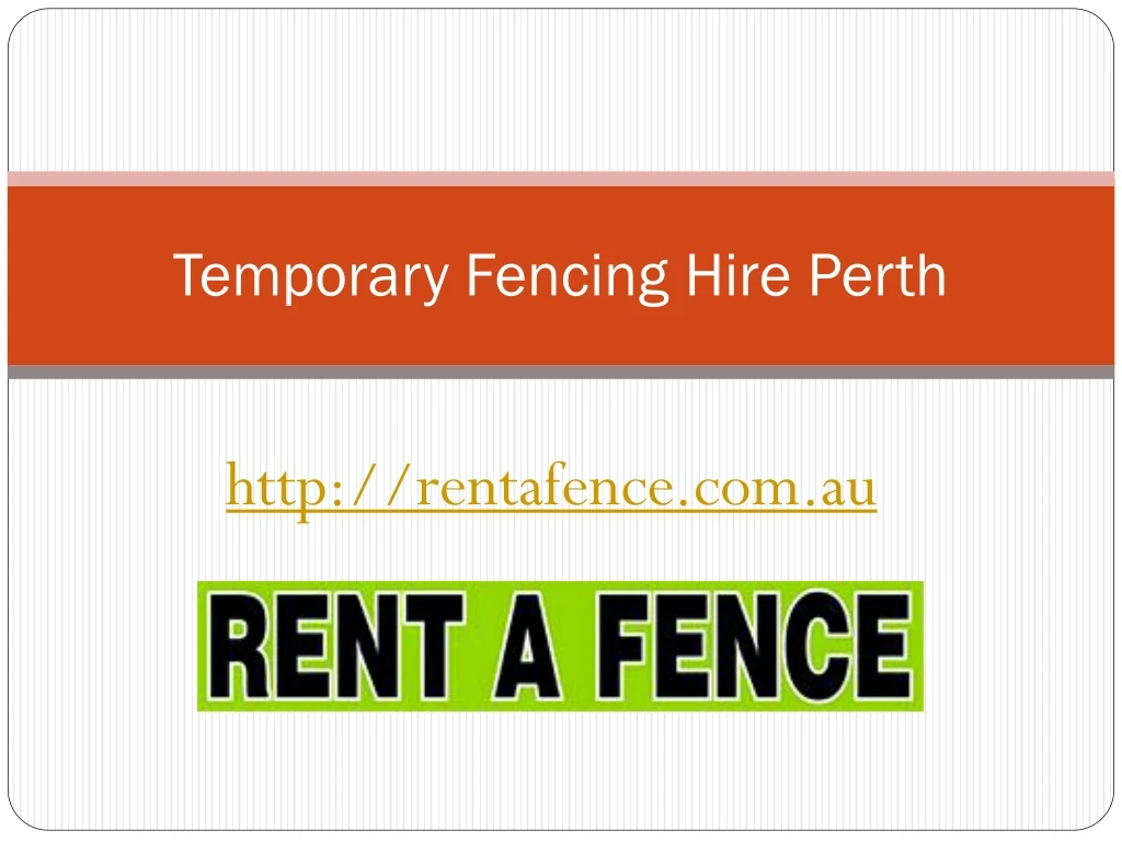 temporary fencing hire perth