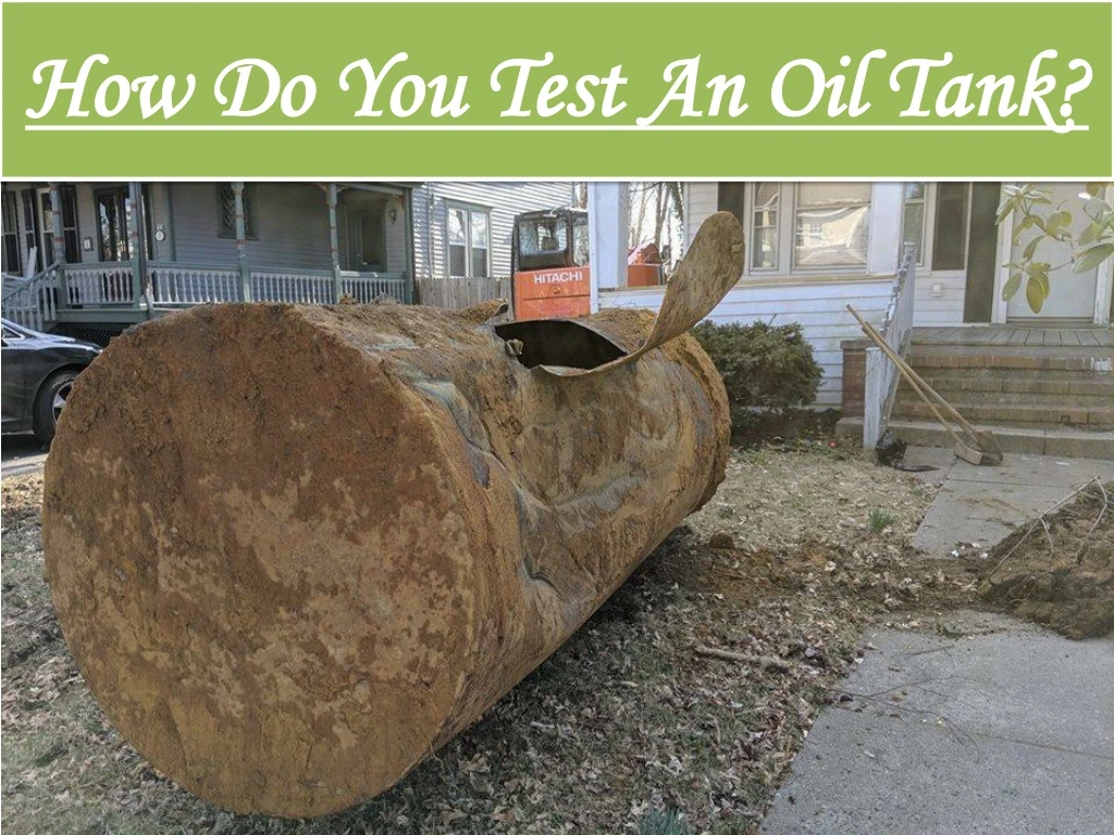 how do you test an oil tank