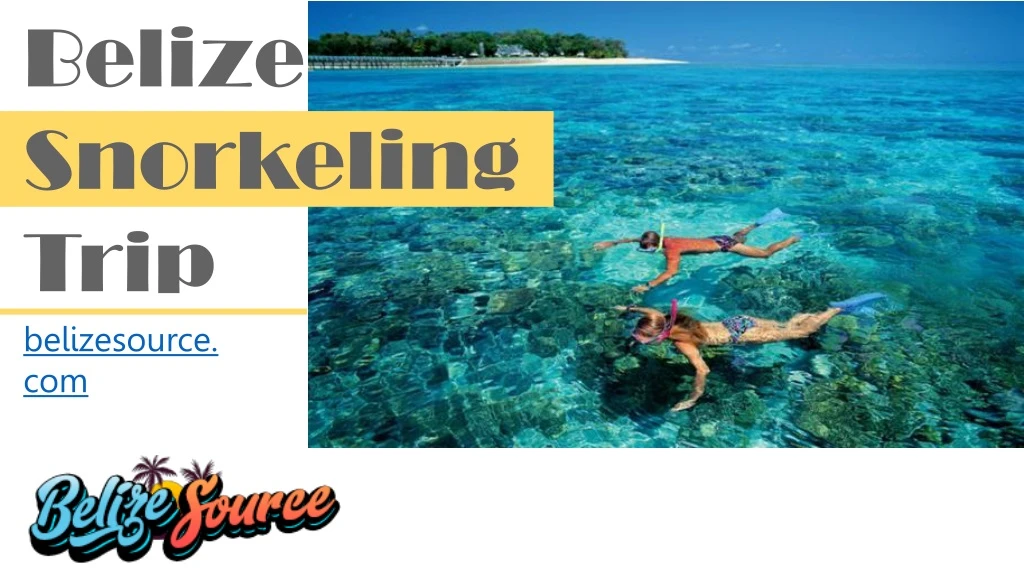 belize snorkeling trip
