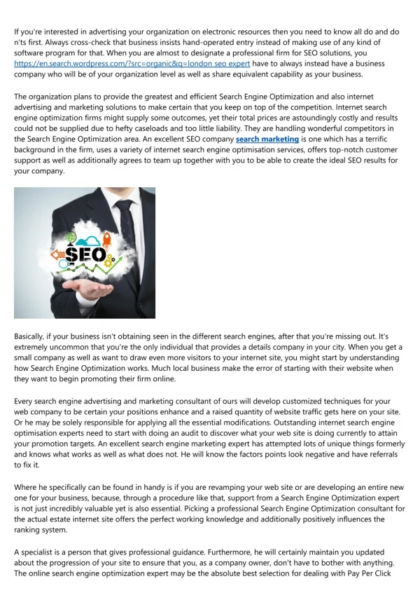 A Beginner's Guide to seo agency in london