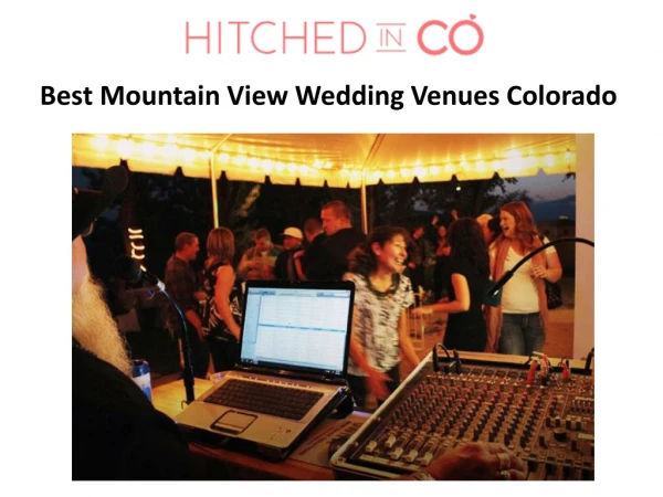 Best Mountain View Wedding Venues Colorado