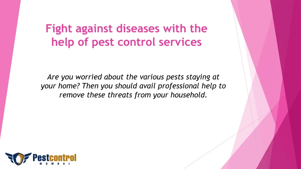 fight against diseases with the help of pest control services