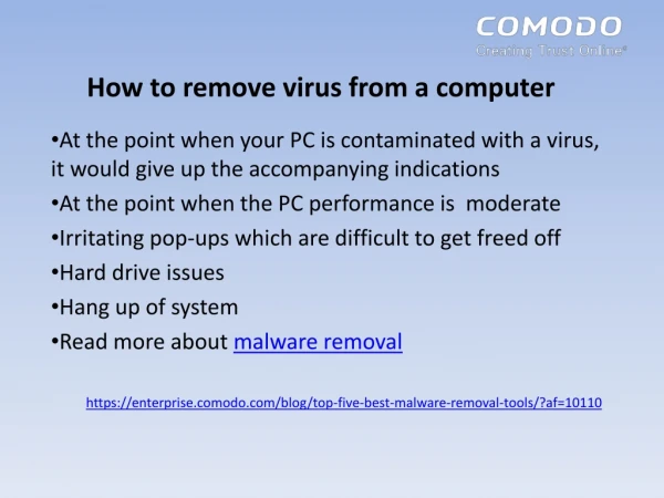 malware removal