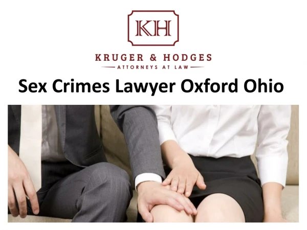 Sex Crimes Lawyer Oxford Ohio