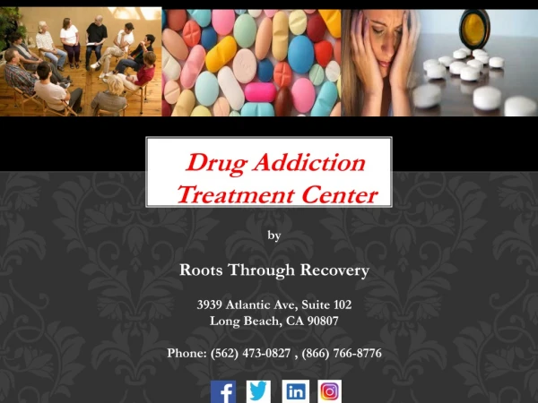 Drug Addiction Therapy Services Eliminate Drug Craving