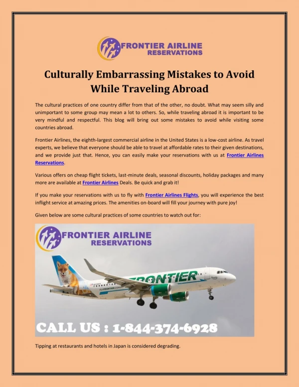 Culturally Embarrassing Mistakes to Avoid While Traveling Abroad