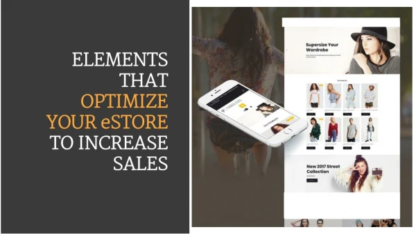 Elements That Optimize Your eStore Homepage to Increase Sales