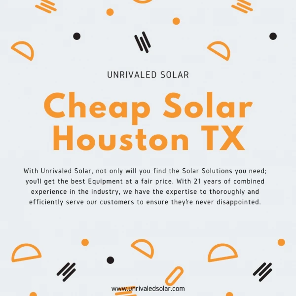Cheap Solar Houston TX | Solar Panel Supplier Houston TX