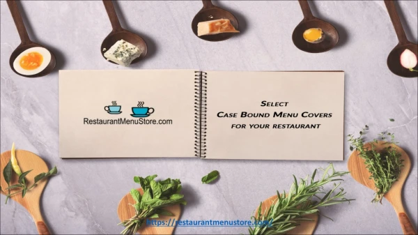 Case Bound Menu Covers the Correct Choice for your Restaurant