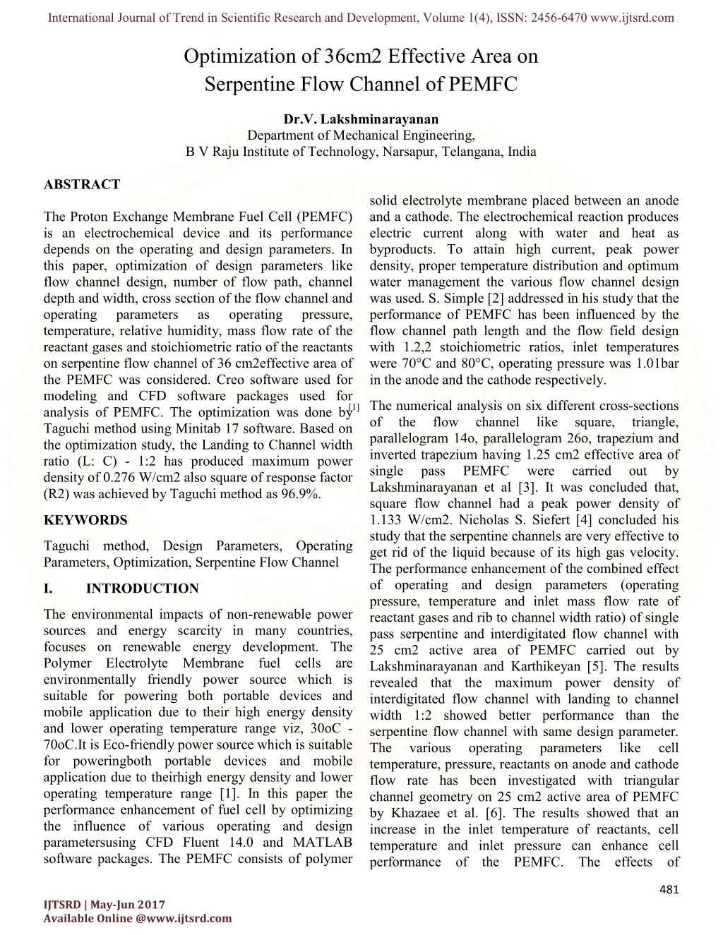 international journal of trend in scientific