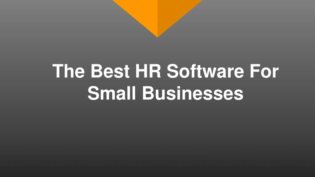 the best hr software for small businesses