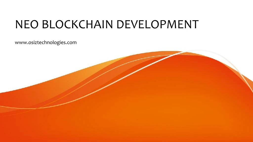 neo blockchain development