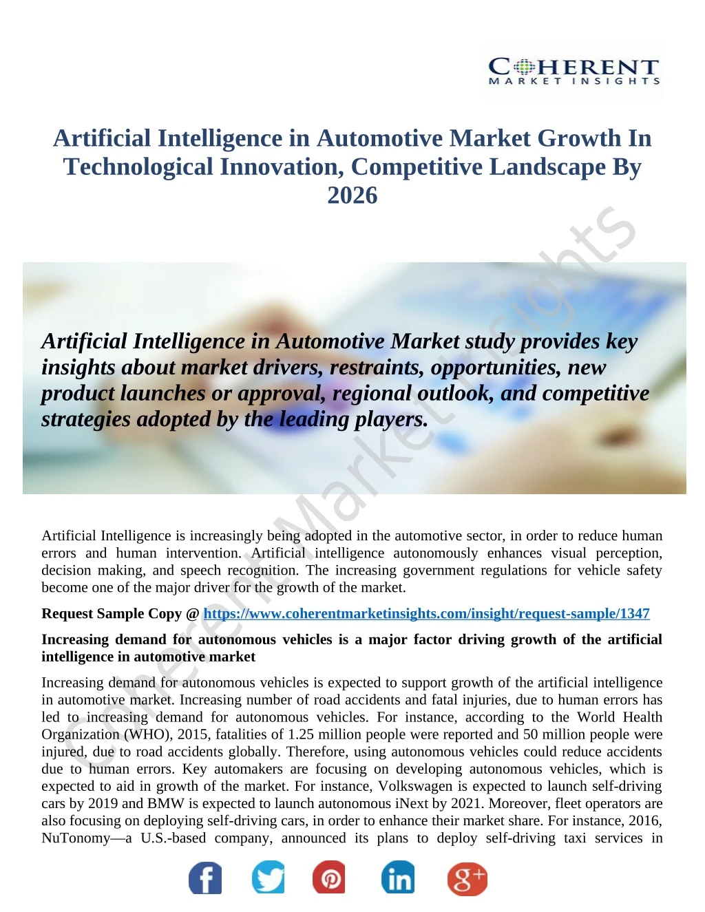 artificial intelligence in automotive market