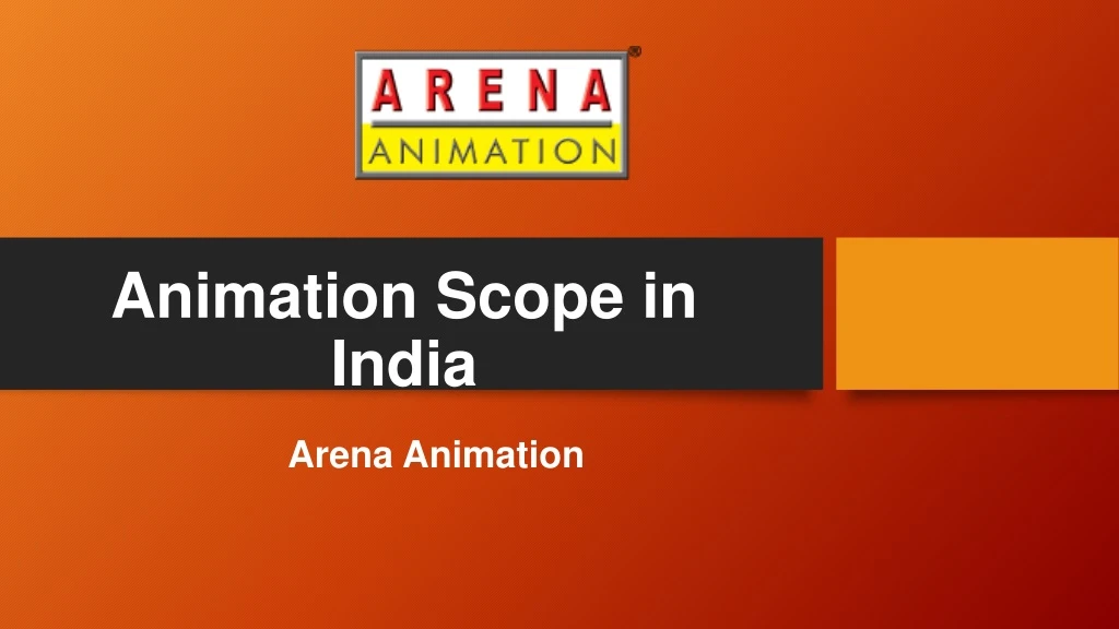 animation scope in india