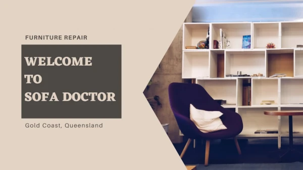 Avail the best furniture repair services | The Sofa Doctor