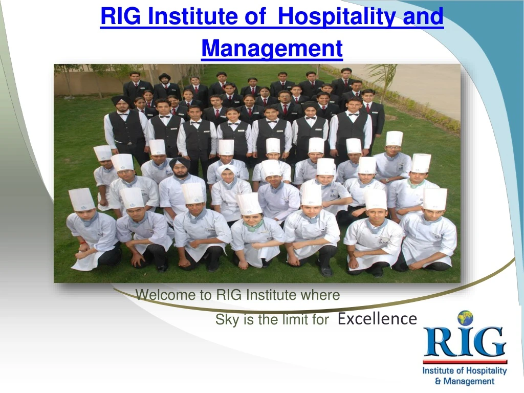 rig institute of hospitality and management