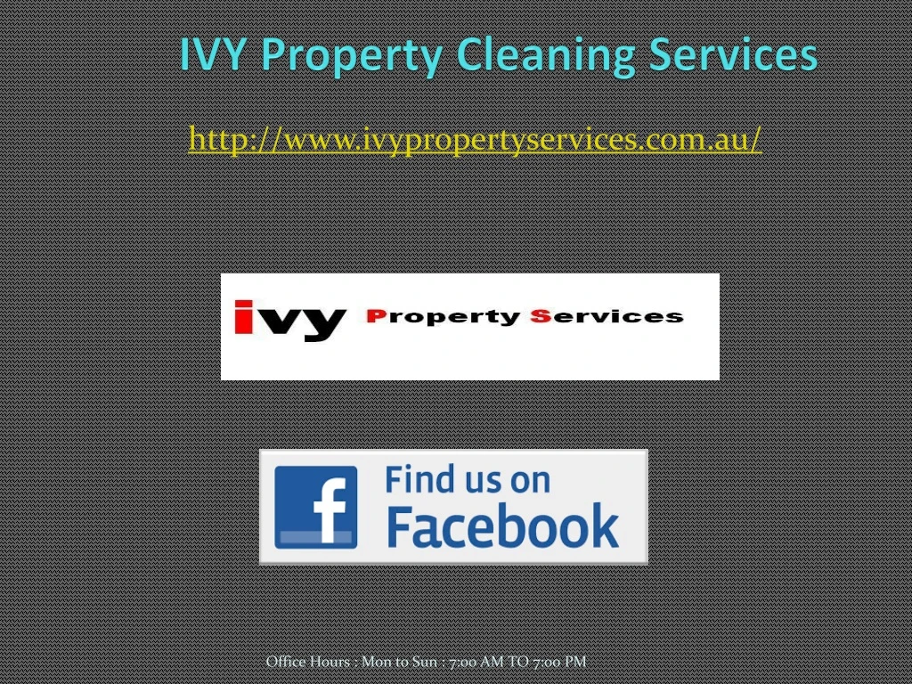 http www ivypropertyservices com au