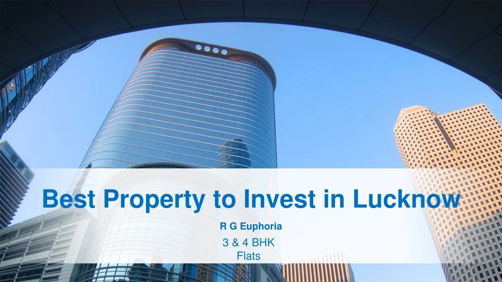best property to invest in lucknow
