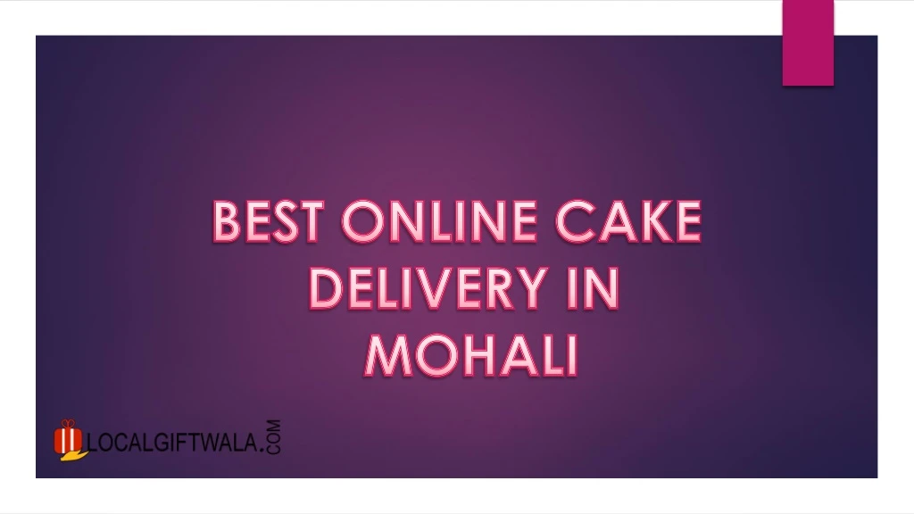 best online cake delivery in mohali