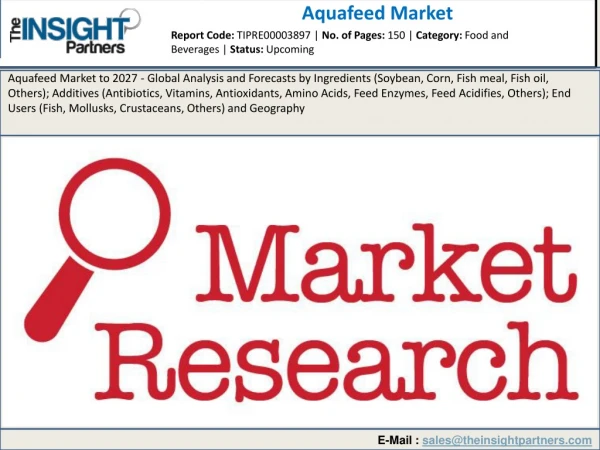 Aquafeed Market Size by Product, Type, Application & Market Opportunities