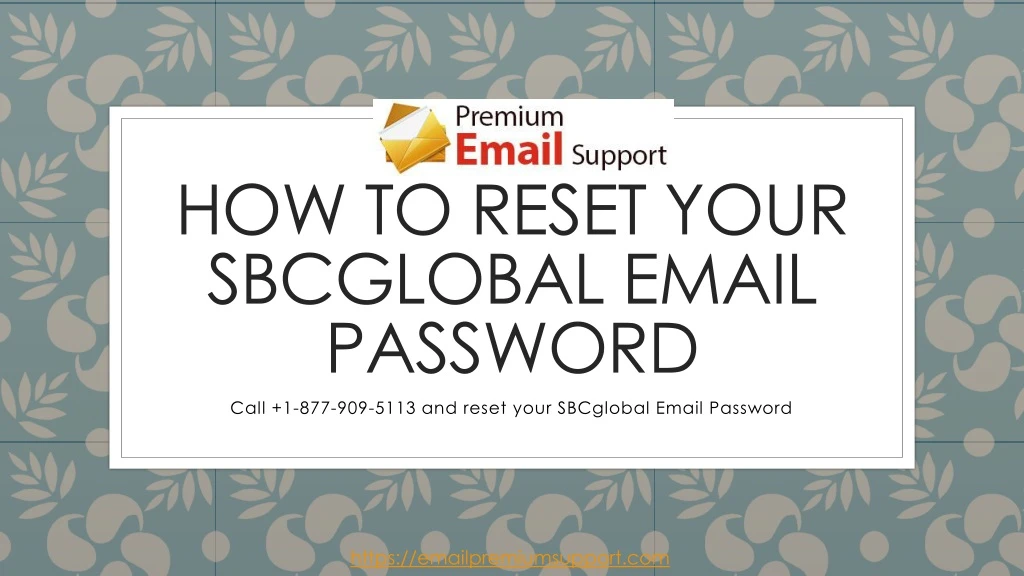 how to reset your sbcglobal email password
