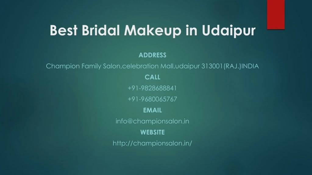 best bridal makeup in udaipur