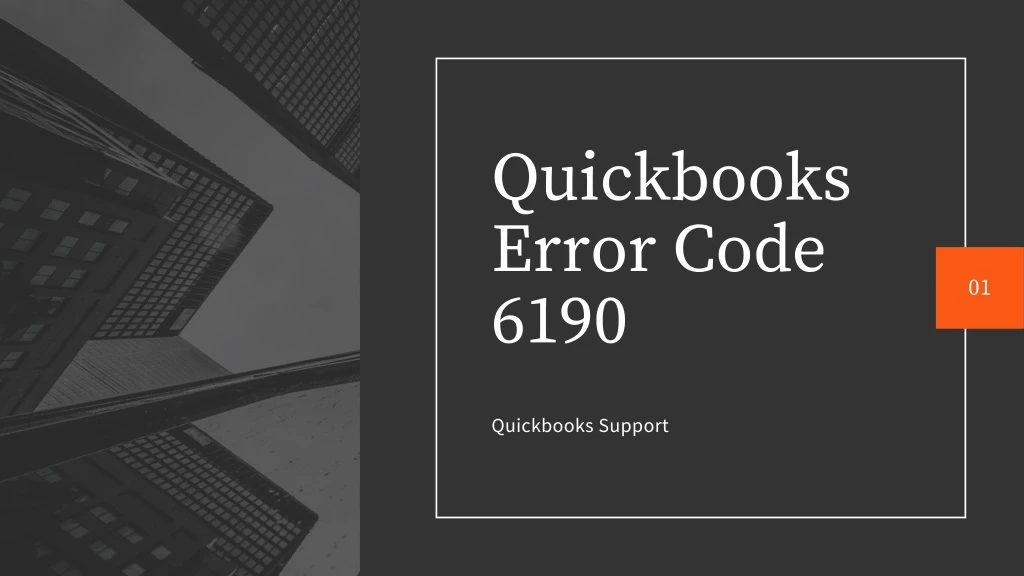 quickbooks error code 6190