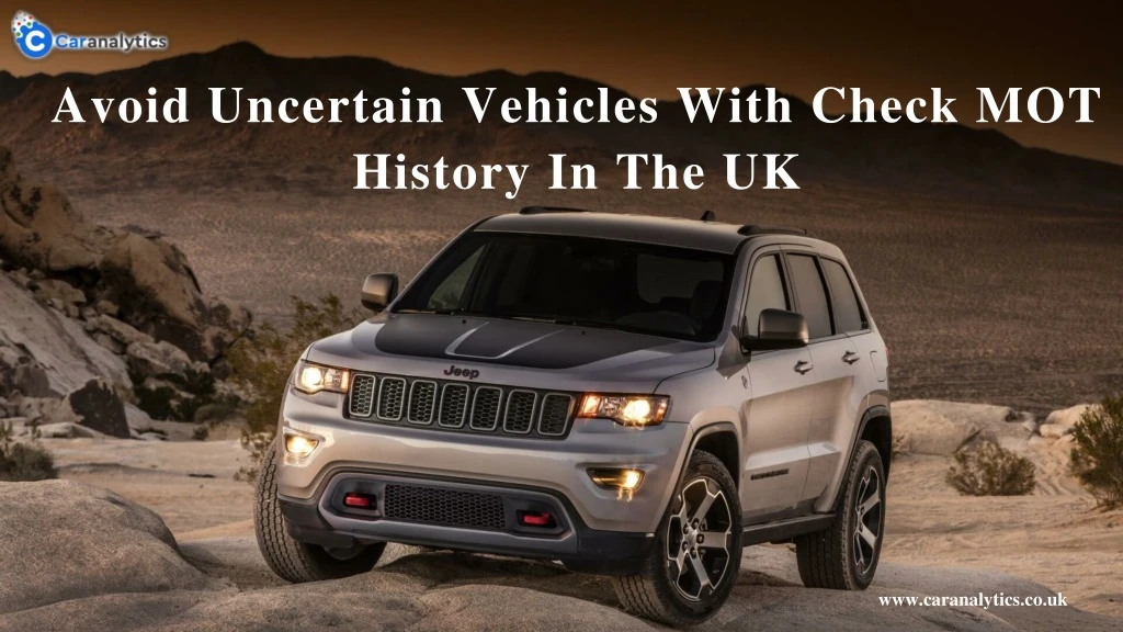 avoid uncertain vehicles with check mot history