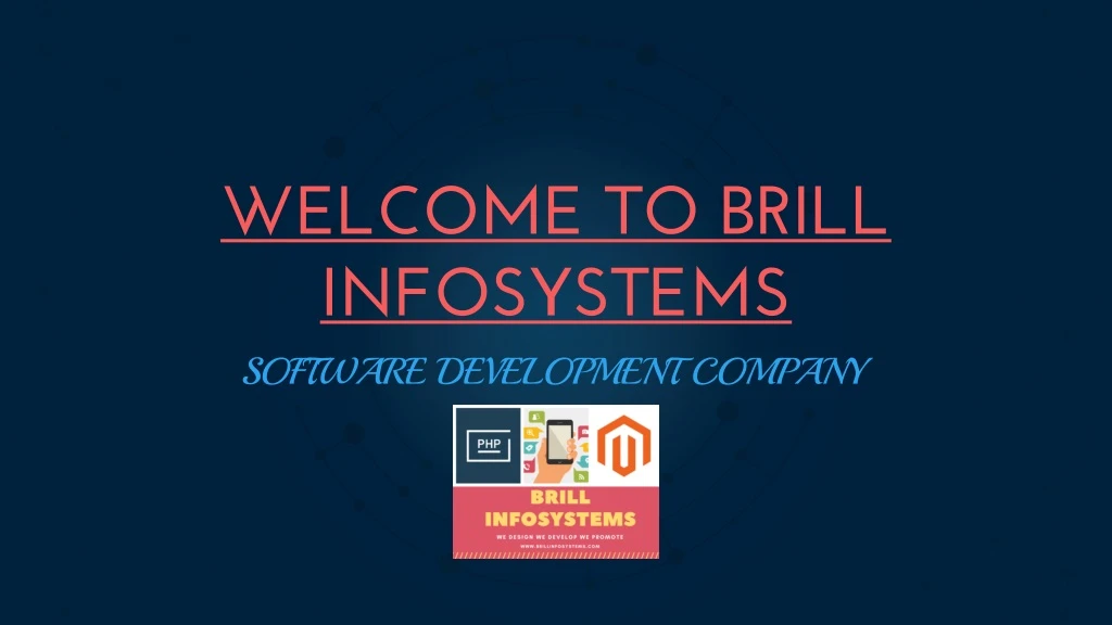 welcome to brill infosystems