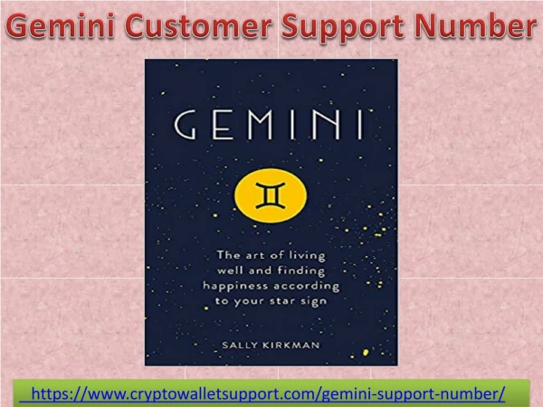 gemini customer s upport number