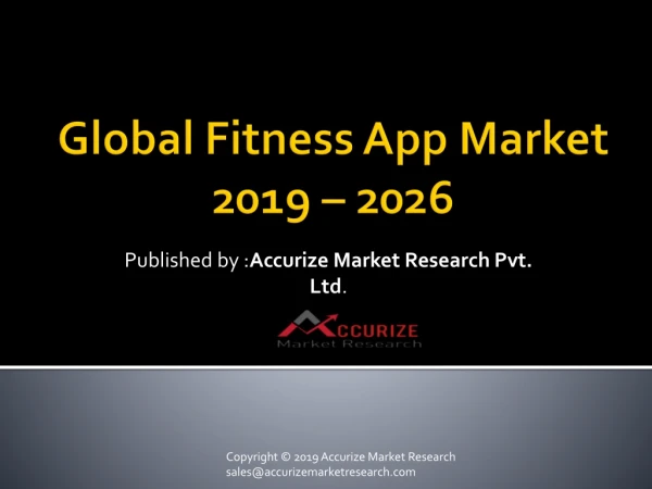 Global Fitness App Market