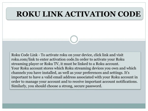 Call Roku Support number for Roku link activation code