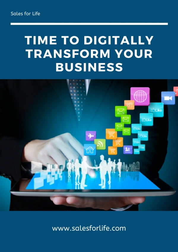 Time to Digitally Transform Your Business