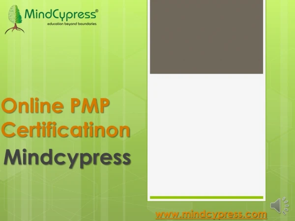 Online PMP Certification (Mindcypress)| Project Management Training |Do employers care about PMP certification?