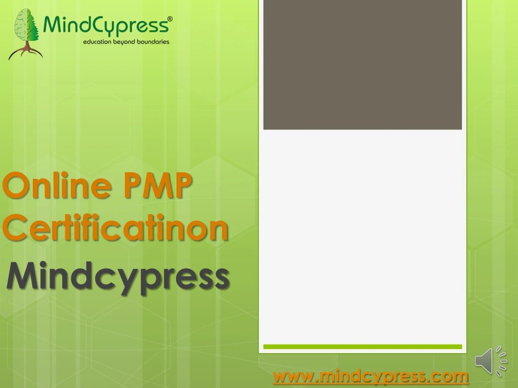 online pmp certificatinon