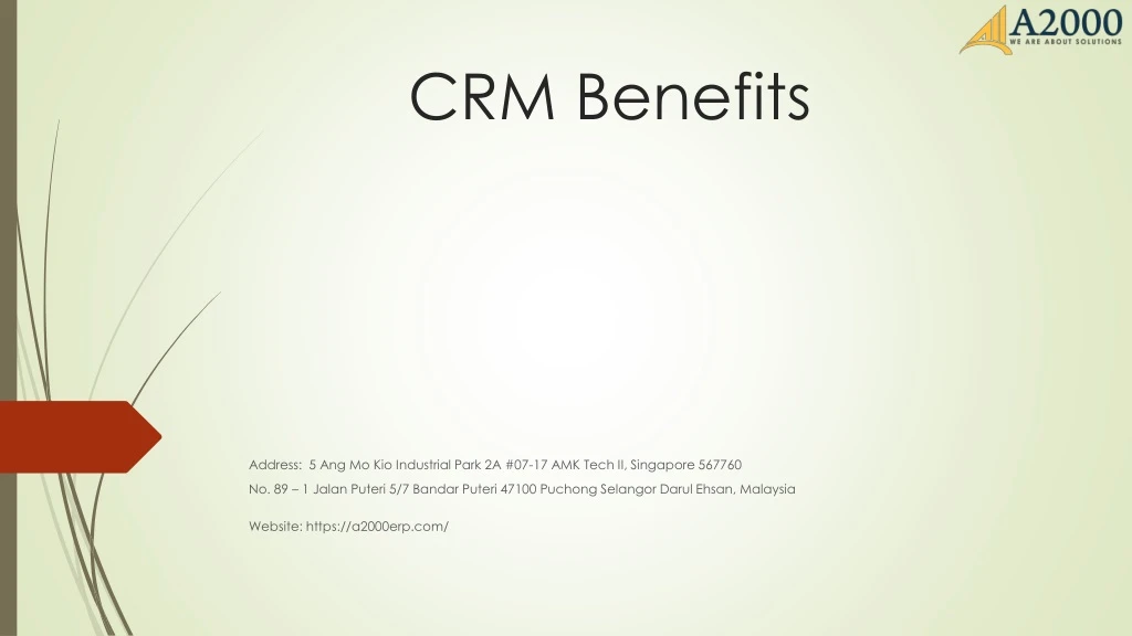 crm benefits