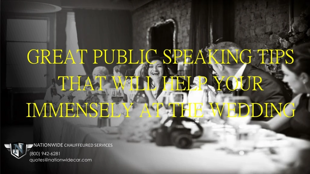 great public speaking tips that will help your