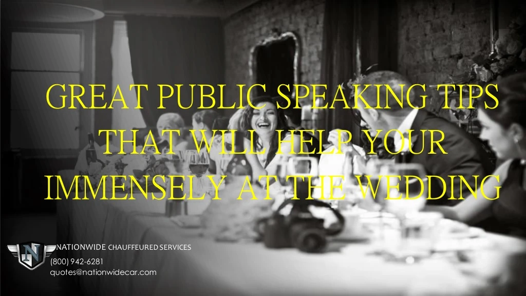 great public speaking tips that will help your