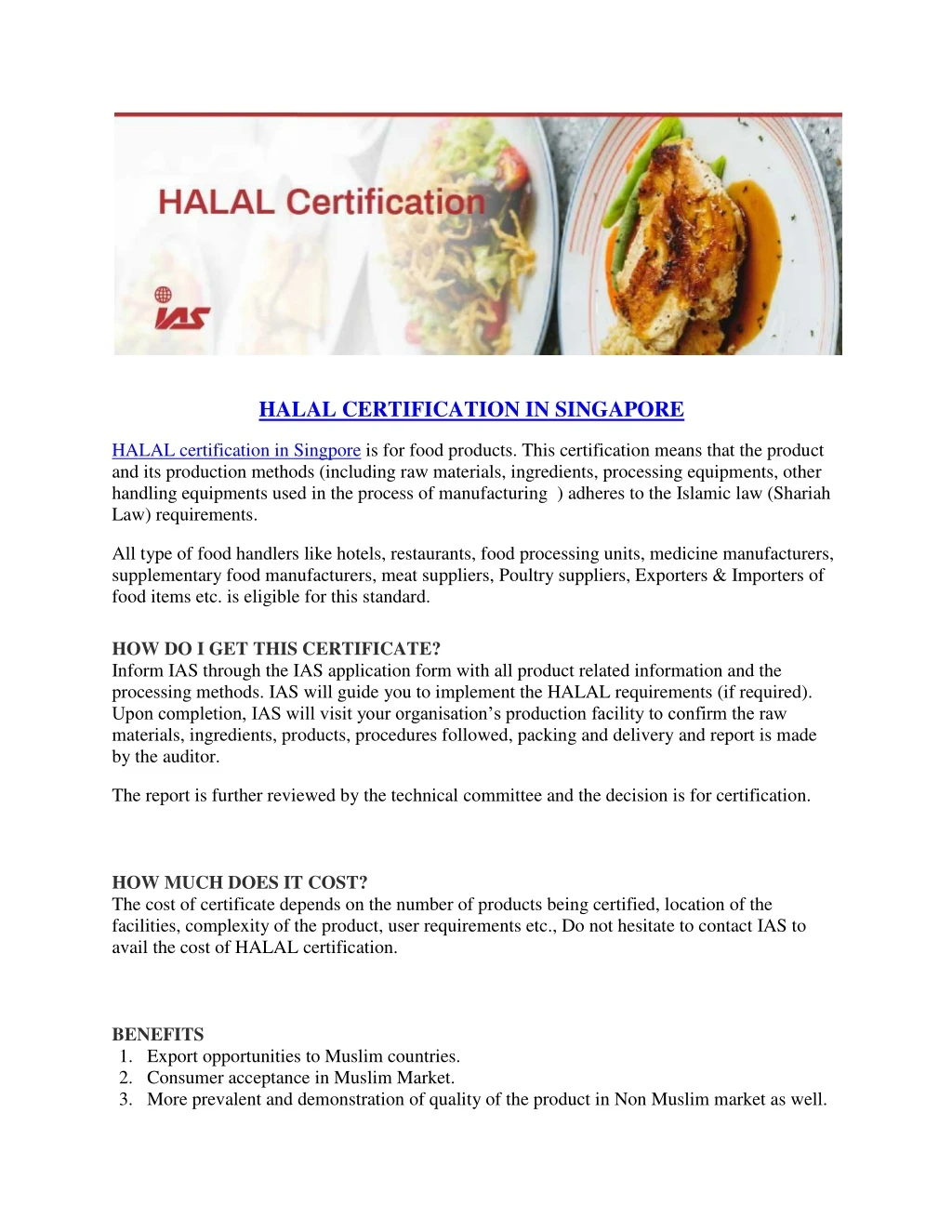 halal certification in singapore