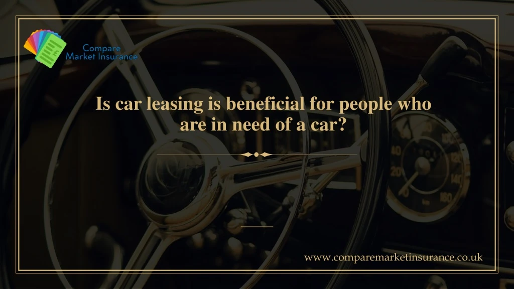 is car leasing is beneficial for people
