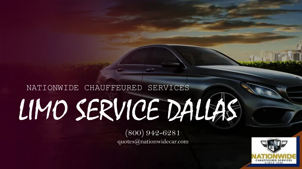 nationwide chauffeured services