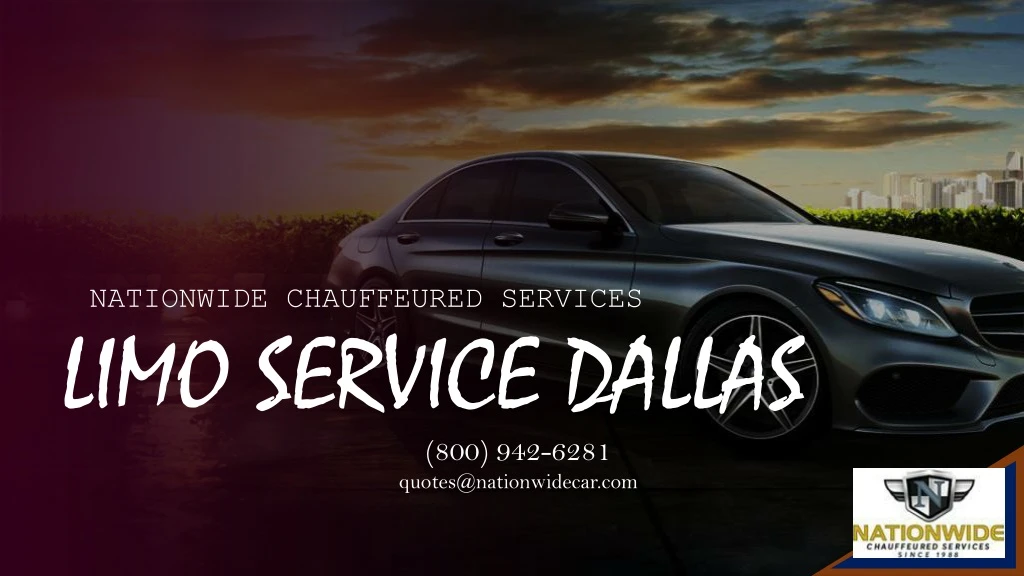nationwide chauffeured services