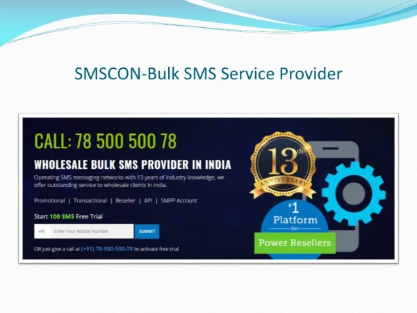 Bulk SMS Services Provider in India | Chennai