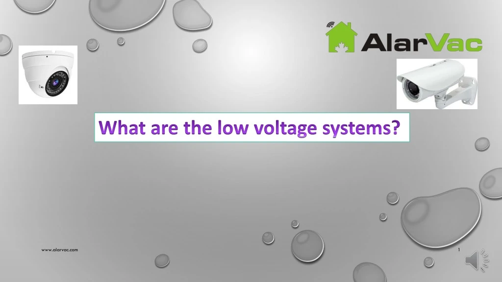 what are the low voltage systems